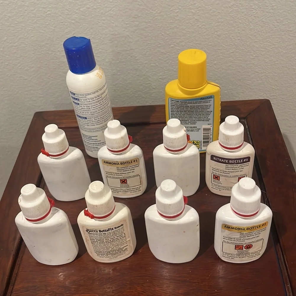 Fish tank supplies tests aquarium water for pH ammonia nitrate kit bundle